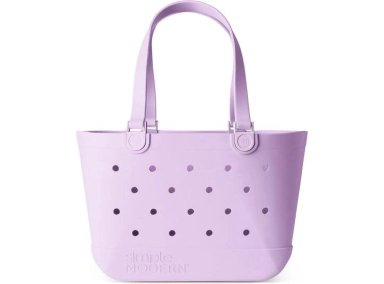 BOLSA CAUCHO SIMPLE MODERN GET-L-EL LILA IMPERMEABLE BOLSILLO PLAYA BARCO DEPORTES