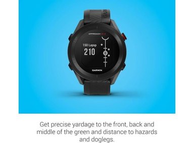 RELOJ GARMIN 010-02472-00 NEGRO APPROACH S12 GOLF GPS FÁCIL USAR CON 42K CAMPOS PRECARGADOS - 4