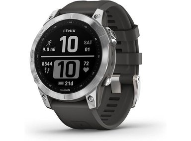 SMARTWATCH GARMIN 010-02540-00 PLATEADO MATE FENIX 7 AVENTURA CON GPS PANTALLA TÁCTIL Y FUNCIONES BIENESTAR
