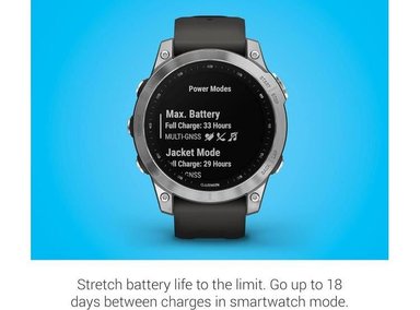 SMARTWATCH GARMIN 010-02540-00 PLATEADO MATE FENIX 7 AVENTURA CON GPS PANTALLA TÁCTIL Y FUNCIONES BIENESTAR - 2