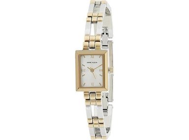 RELOJ ANNE KLEIN MUJER 10/4899SVTT PULSERA DISEÑO BICOLOR RESISTENTE AL AGUA Y ESFERA PLATEADA