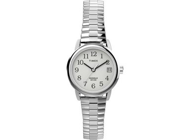 RELOJ TIMEX TW2W466009J EASY READER MUJER CON BANDA ACERO Y ESFERA BLANCA RESISTENTE AL AGUA