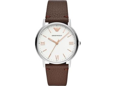 RELOJ EMPORIO ARMANI HOMBRE AR11173 CUERO MARRÓN CON MECANISMO TRES MANECILLAS