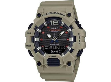 RELOJ CASIO G-SHOCK HOMBRE ANÁLOGO Y DIGITAL HDC700-3A3V CON RESISTENCIA AL AGUA Y BATERÍA 10 AÑOS