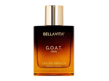 PERFUME BELLAVITA G.O.A.T HOMBRE AMADERADO ORIENTAL BERGAMOTA PACHULÍ IDEAL EL DEPORTE