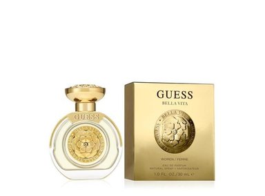 PERFUME GUESS BY MARCIANO BELLA VITA MUJER EDP AFRUTADO FLORAL ORIENTAL CEREZA NEGRA TONKA