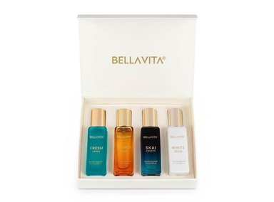 SET COLONIA BELLAVITA LUJO MUJER INCLUYE HONEY OUD SKAI FRESH WHITE