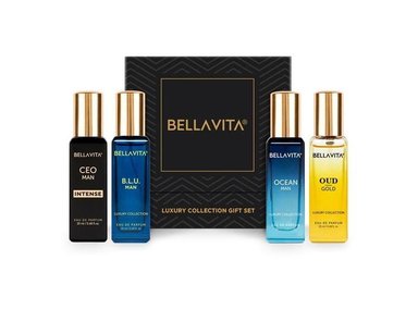 EAU DE PARFUM JUEGO LUXURY PARA HOMBRE: OUD GOLD OCEAN B.L.U Y CEO INTENSE, IDEAL PARA REGALAR