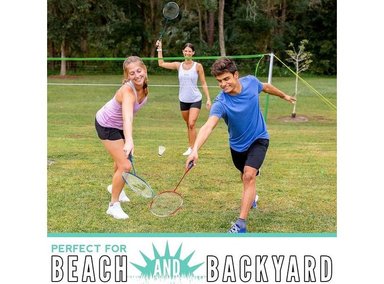 RAQUETA FRANKLIN SPORTS 604453048338 JUEGO BÁDMINTON Y PAJARITAS Y ADULTOS 2 JUGADORES - 3