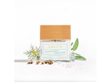 PERFUME ARLYN AROMATIC MARINE SAL MARINA SALVIA POMELO UNISEX EDP NOTAS ALGAS SIN ALCOHOL VEGANO