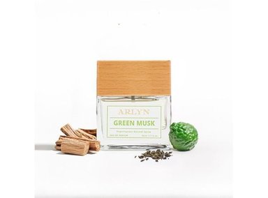 PERFUME ARLYN GREEN MUSK HOMBRE EDP FRAGANCIA DURADERA NOTAS ALMIZCLE MATICES FRESCOS VERDES