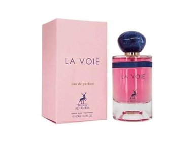 MAISON ALHAMBRA LA VOIE EAU DE PARFUM PARA MUJER, FRAGANCIA FLORAL AMADERADA CON TOQUES DE VAINILLA Y JAZMÍN