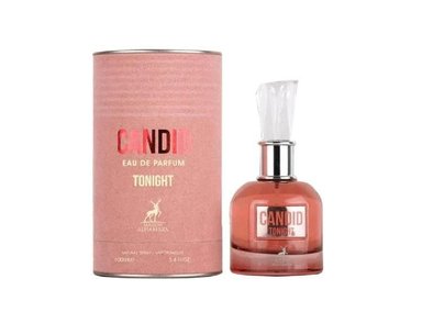 CANDID TONIGHT DE MAISON ALHAMBRA, PERFUME FLORAL PARA MUJER CON NOTAS DE SALIDA DE MIEL, MANZANA Y BERGAMOTA