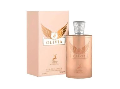 MAISON ALHAMBRA OLIVIA PARA MUJER, UN ESPRAY EDP QUE MEZCLA JAZMÍN, VAINILLA Y NOTAS AMADERADAS