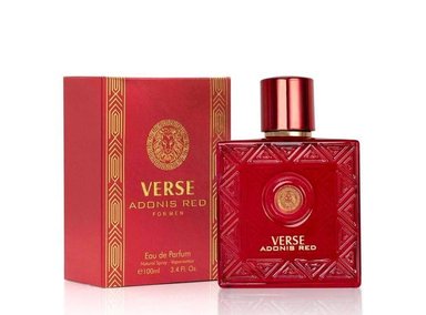NOVOGLOW VERSE ADONIS RED, EAU DE PARFUM SPRAY PARA HOMBRES, PERFUME DE FRAGANCIA FRUTAL, CÁLIDA, FLORAL, IDEAL REGALO