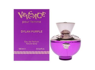 VERSACE DYLAN PURPLE EAU DE PARFUM ESPRAY PARA MUJER, FRAGANCIA FLORAL AFRUTADA PARA TODAS LAS ESTACIONES