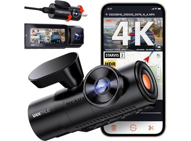 VANTRUE N4 PRO DASH CAM 3 CANALES CON GPS HDR CONTROL VOZ Y SENSOR SONY STARVIS