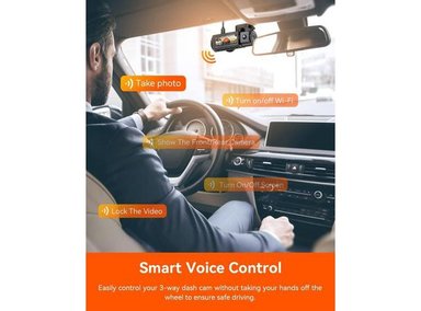 VANTRUE N4 PRO DASH CAM 3 CANALES CON GPS HDR CONTROL VOZ Y SENSOR SONY STARVIS - 4