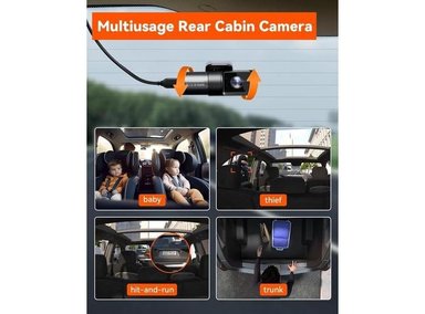 VANTRUE N5 DASH CAM 4 CANALES CON WIFI VISIÓN NOCTURNA  GRABACIÓN 360 GRADOS CONTROL VOZ Y GPS - 4