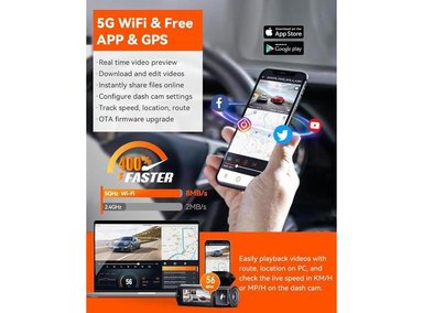 VANTRUE N5 DASH CAM 4 CANALES CON WIFI VISIÓN NOCTURNA  GRABACIÓN 360 GRADOS CONTROL VOZ Y GPS - 5