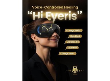 MASAJEADOR DE OJOS RENPHO EYERIS CON CALOR Y FRÍO, CONTROL DE VOZ, IDEAL PARA REGALOS ESPECIALES Y RELAJACIÓN - 2