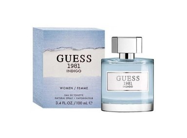 GUESS 1981 INDIGO EAU DE TOILETTE PARA MUJER CON NOTAS DE HIGO, LILA, IRIS Y VETIVER