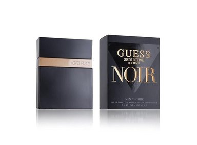 GUESS SEDUCTIVE HOMME NOIR EDT SPRAY, FRAGANCIA ORIENTAL FOUGERE MASCULINA DE LARGA DURACIÓN - 1
