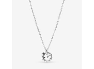 PANDORA FAMILY ALWAYS ENCIRCLED - COLLAR AJUSTABLE DE PLATA DE LEY CON CIRCONITA CÚBICA Y CAJA DE REGALO - 3
