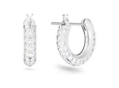 AROS SWAROVSKI CON DISEÑO EN CRISTAL CLARO Y PAVÉ, IDEALES PARA COMPLEMENTAR TU COLECCIÓN - 2