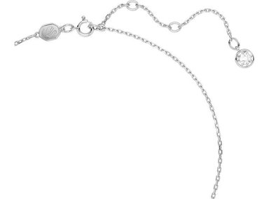 COLLAR COLGANTE SWAROVSKI CON PIEDRA ROSA EN CORTE CUADRADO, ELEGANTE Y SOFISTICADO - 2