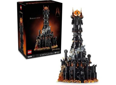 LEGO ICONS EL SEÑOR DE LOS ANILLOS BARAD-DÛR JUEGO DE CONSTRUCCIÓN CON 10 MINIFIGURAS, IDEAL PARA FANÁTICOS ADULTOS