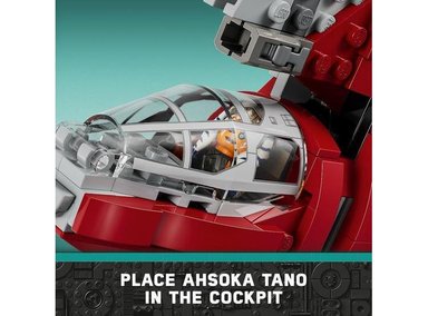 LEGO STAR WARS AHSOKA TANO'S T-6 JEDI SHUTTLE, JUGUETE DE CONSTRUCCIÓN PARA NIÑOS Y NIÑAS A PARTIR DE 9 AÑOS - 2