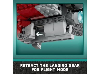 LEGO STAR WARS AHSOKA TANO'S T-6 JEDI SHUTTLE, JUGUETE DE CONSTRUCCIÓN PARA NIÑOS Y NIÑAS A PARTIR DE 9 AÑOS - 3