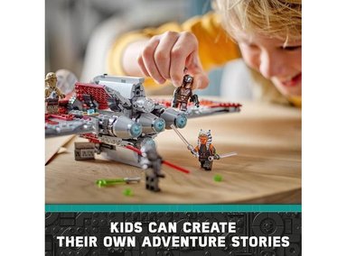 LEGO STAR WARS AHSOKA TANO'S T-6 JEDI SHUTTLE, JUGUETE DE CONSTRUCCIÓN PARA NIÑOS Y NIÑAS A PARTIR DE 9 AÑOS - 4