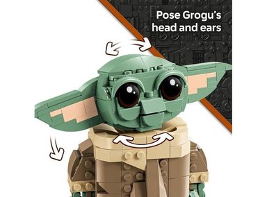 LEGO STAR WARS: GROGU CON COCHECITO HOVER, JUGUETE DE CONSTRUCCIÓN PARA NIÑOS Y FANS DE THE MANDALORIAN - 2