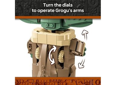 LEGO STAR WARS: GROGU CON COCHECITO HOVER, JUGUETE DE CONSTRUCCIÓN PARA NIÑOS Y FANS DE THE MANDALORIAN - 3