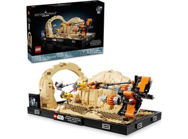 FIGURA ARMABLE LEGO 6470432 STAR WARS DIORAMA MOS ESPA PODRACE ADULTOS CON EL PODRACER ANAKIN Y MÁS SET 75380 - 1
