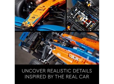 COCHE CARRERAS LEGO 6379491 TECHNIC MCLAREN F1 2022 ADULTOS REGALO FANS DEL DEPORTE MOTOR - 4