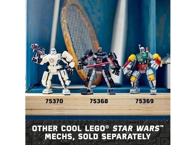 FIGURA ARMABLE LEGO 6440297 STAR WARS STORMTROOPER MECH 75370 CON CABINA BLÁSTER CONSTRUIBLE Y MINIFIGURA ICÓNICA NIÑOS - 5
