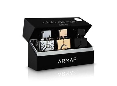 ARMAF CLUB DE NUIT SET DE REGALO PARA HOMBRE CON FRAGANCIAS INTENSE, MILESTONE Y SILLAGE