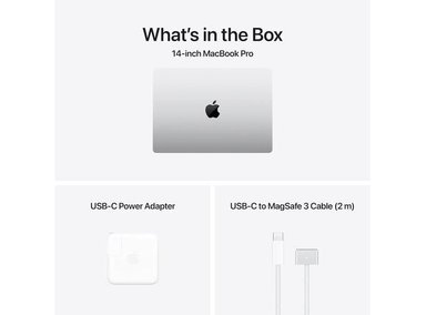MACBOOK PRO APPLE MX2E3LL/A M4 PRO  12-CORE CPU  16-CORE GPU - SILVER / 24GB Y 512GB - 5