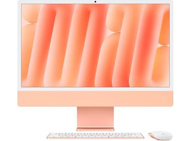 IMAC APPLE M4 CHIP WITH 10 CORE CPU AND 10 CORE GPU ORANGE / 16GB Y 256GB - 1
