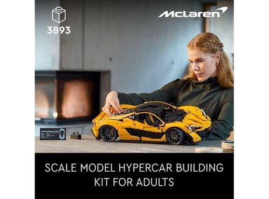 AUTOMÓVIL LEGO TECHNIC MCLAREN P1 HYPERCAR ADULTOS CON MOTOR V8 Y CAJA 7 VELOCIDADES - 2
