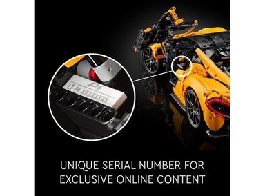 AUTOMÓVIL LEGO TECHNIC MCLAREN P1 HYPERCAR ADULTOS CON MOTOR V8 Y CAJA 7 VELOCIDADES - 5