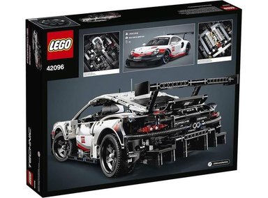 FIGURA COLECCIONABLE LEGO 42096 TECHNIC PORSCHE 911 RSR RÉPLICA AVANZADA JUEGO EXCLUSIVO AFICIONADOS Y COLECCIONISTAS - 4