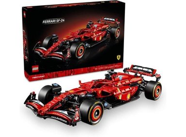 AUTOMÓVIL LEGO TECHNIC FERRARI SF-24 F1 CONSTRUCCIÓN ADULTOS CON CARACTERÍSTICAS REALISTAS Y MOTOR DETALLADO
