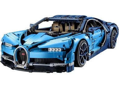 FIGURA LEGO 6213725 TECHNIC BUGATTI CHIRON KIT CONSTRUCCIÓN COMPLEJA ADULTOS INCLUYE MOTOR W16 Y DETALLES REALES