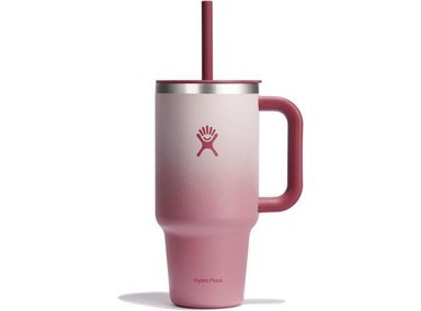 VASO TÉRMICO HYDRO FLASK VASO VIAJE AISLADO CON TAPA Y POPOTE BEBIDAS FRÍAS IDEAL DEPORTES Y VIAJES