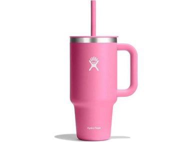 VASO TÉRMICO HYDRO FLASK ACERO INOXIDABLE VASO VIAJE AISLADO EN CON TAPA Y POPOTE BEBIDAS FRÍAS IDEAL DEPORTES Y VIAJES