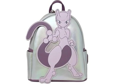 BOLSOS LOUNGEFLY PMBK0225 PÚRPURA POKEMON MEWTWO COSPLAY BOLSO HOMBRO DOBLE CORREA MUJER COLOR ESTILO CASUAL